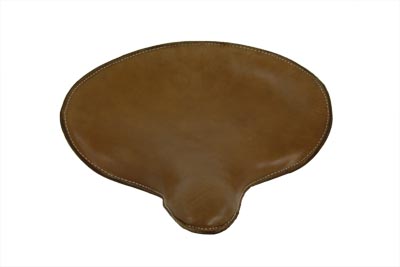 Brown Leather Replica Solo Seat for 1929-84 Harley Big Twins