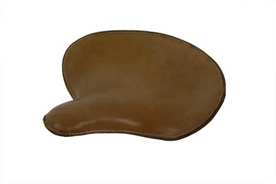 Brown Leather Replica Solo Seat for 1929-84 Harley Big Twins