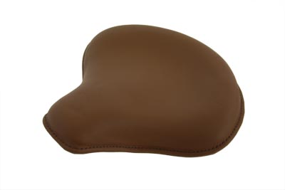 CH Style Brown Leather Solo Seat for Harley & Customs