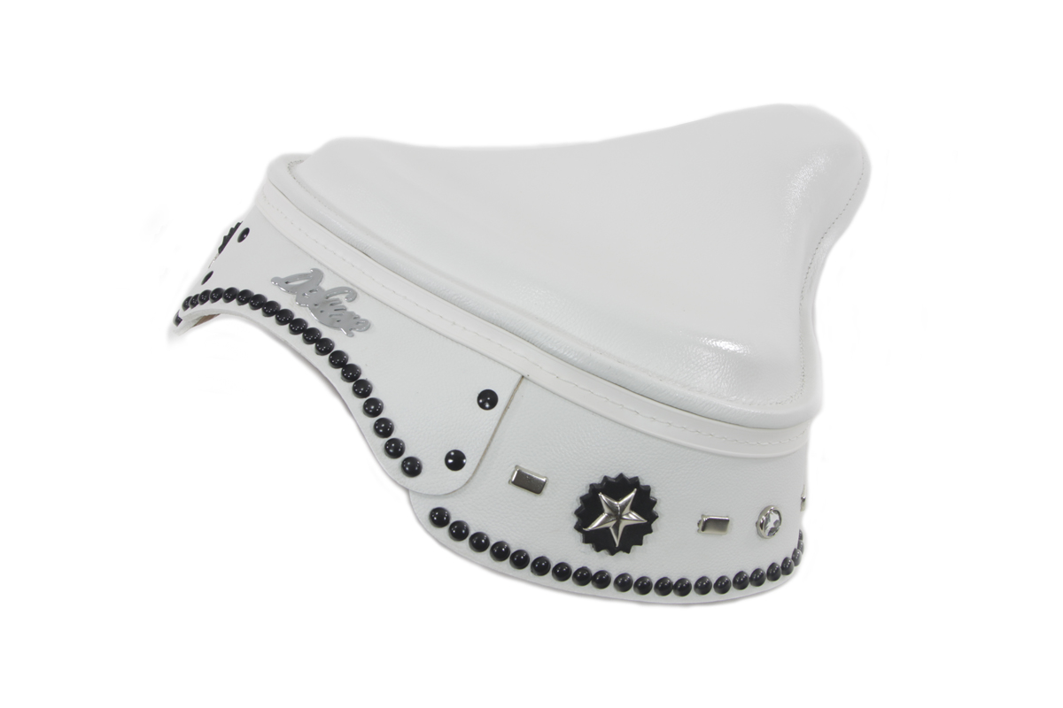 White Deluxe K Solo Seat Police Style