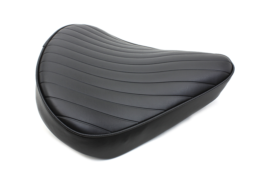 Black Tuck and Roll Solo Seat Large, 13" Long 14" Wide 8 cm Thick