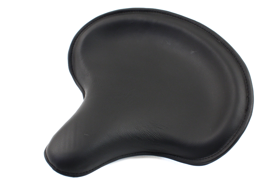 Replica Black Leather Solo Seat for 1929-84 Harley Big Twins