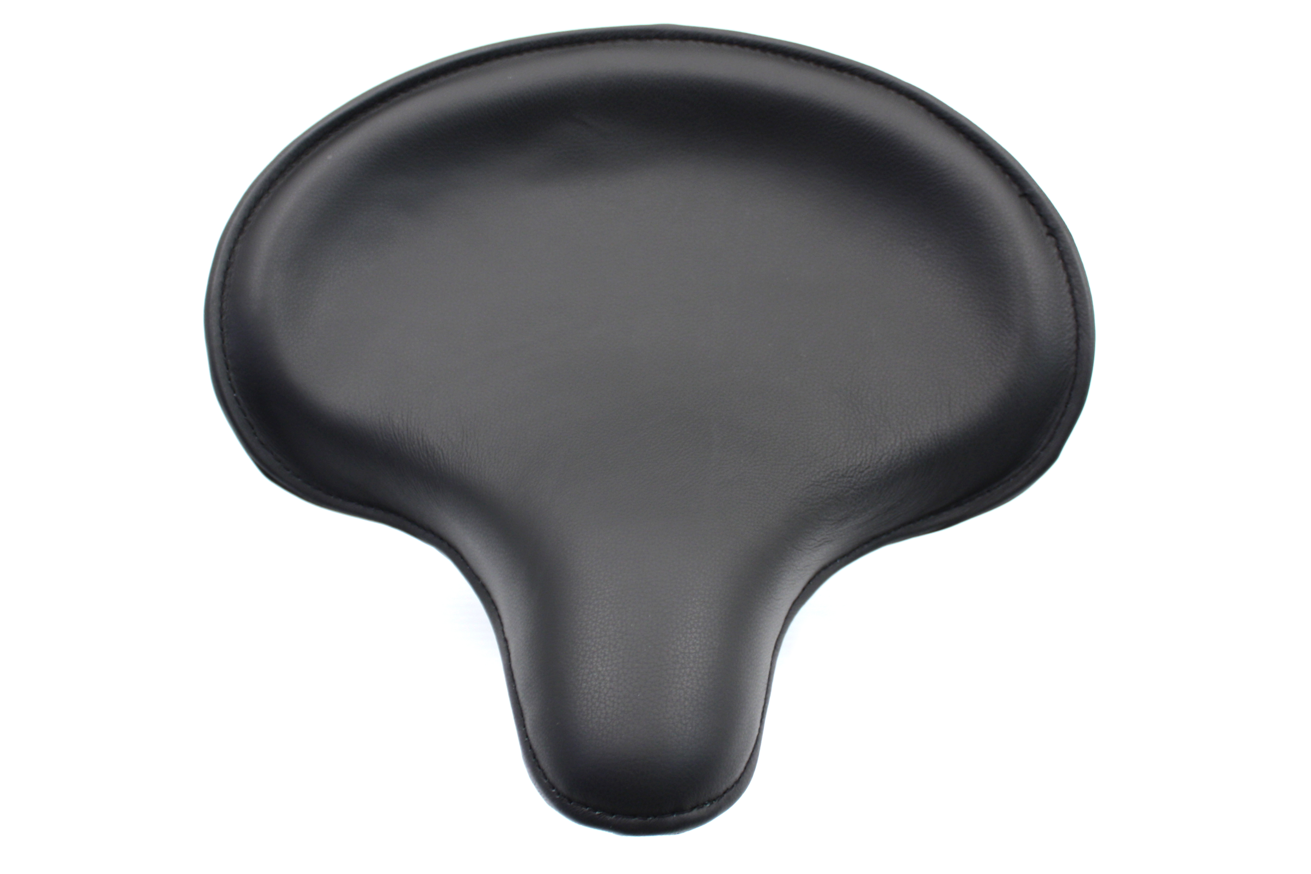 Replica Black Leather Solo Seat for 1929-84 Harley Big Twins