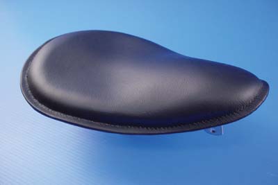 Velocipede Black Leather Solo Seat for Harley & Customs