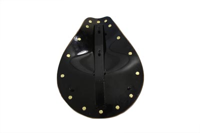 Bare Bones Brown Leather Solo Seat for Harley & Customs