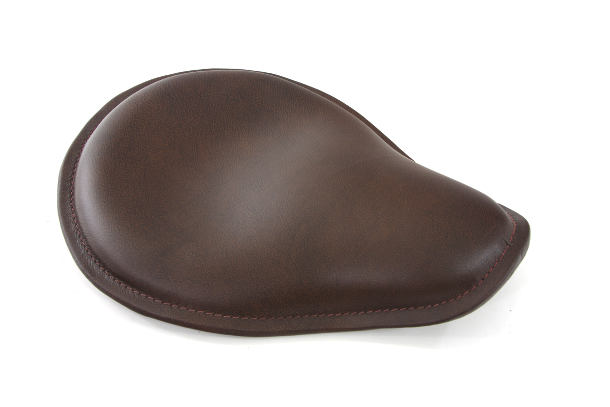 Brown Chopper Solo Seat with Rolled Edge