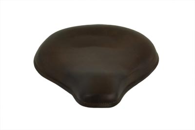 Brown Leather CH Style Solo Seat for Harley & Customs