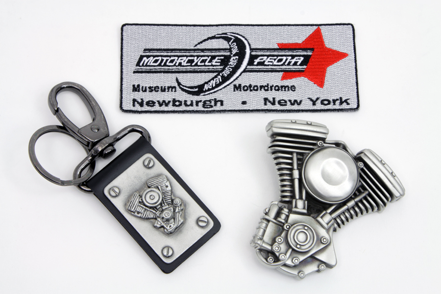 V-Twin Mens Evo Engine Buckle and Fob Set