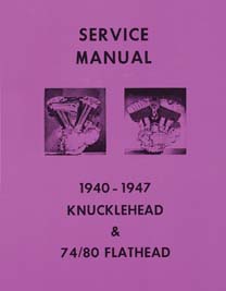 Factory Service Manual for 1940-1947 Knucklehead