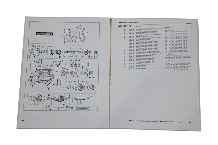 Factory Service Manual for 1959-1969 XL Sportsters