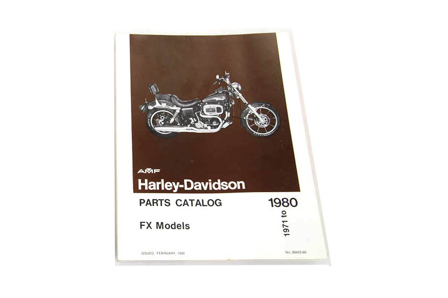 Factory Spare Parts Book for 1971-1980 FX