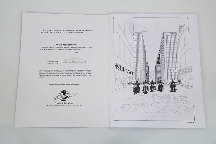 H-D Coloring Book