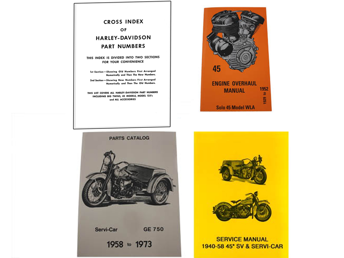 45 Manual Set for WL & G 1936-1973