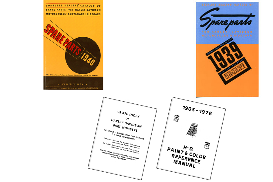 Spare Parts Book Set for 1930-1940 Models
