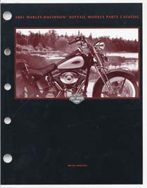 Factory Spare Parts Book for 2001 Softail Deuce