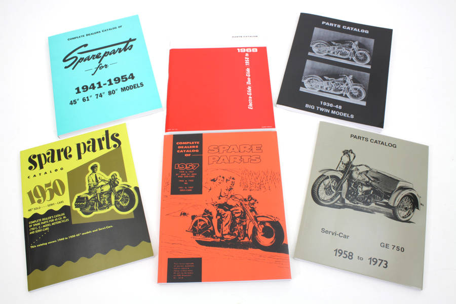 Factory Parts Book Set 1936-1973 G, W, EL & FL