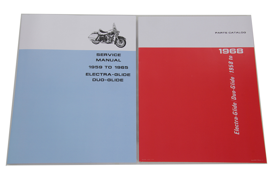 Factory Style Manual Set for Big Twin FL 1959-1968
