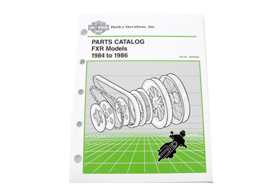 Factory Spare Parts Book for 1984-1986 FXR