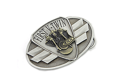 First V-Twin Oval Belt Buckle