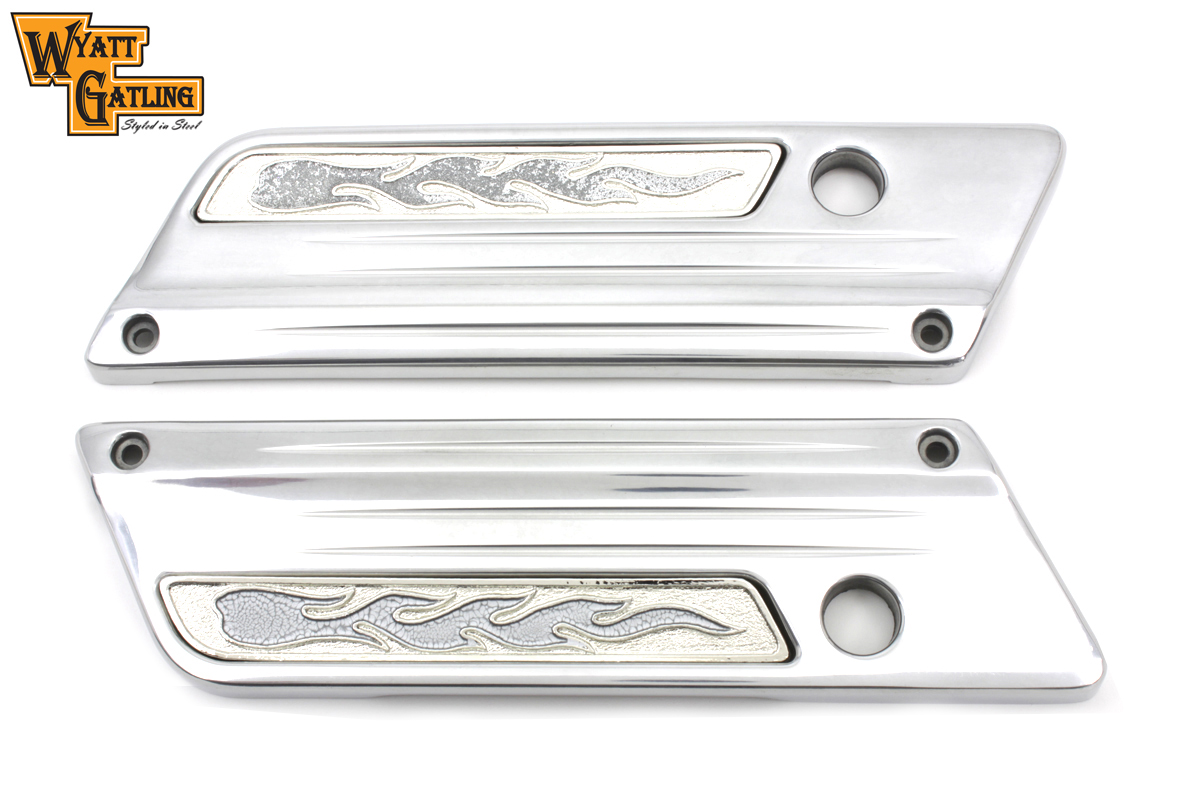 FLT 1993-2013 Wyatt Gatling Saddlebag Face Plate Insert