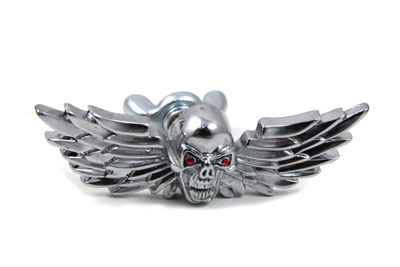 Skull with Wings Medallion Set