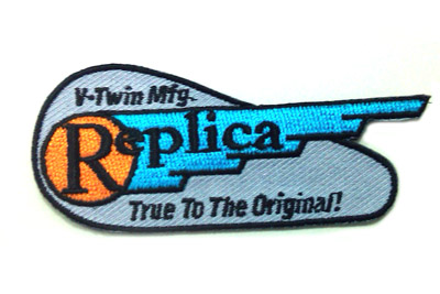 True to Original V-Twin Patch 3" x 1.3"