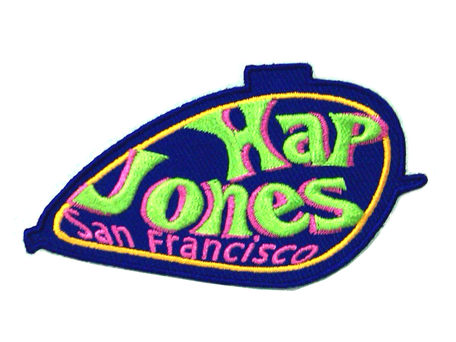 V Hap Jones 50 Years Patches 3" x 1.7"
