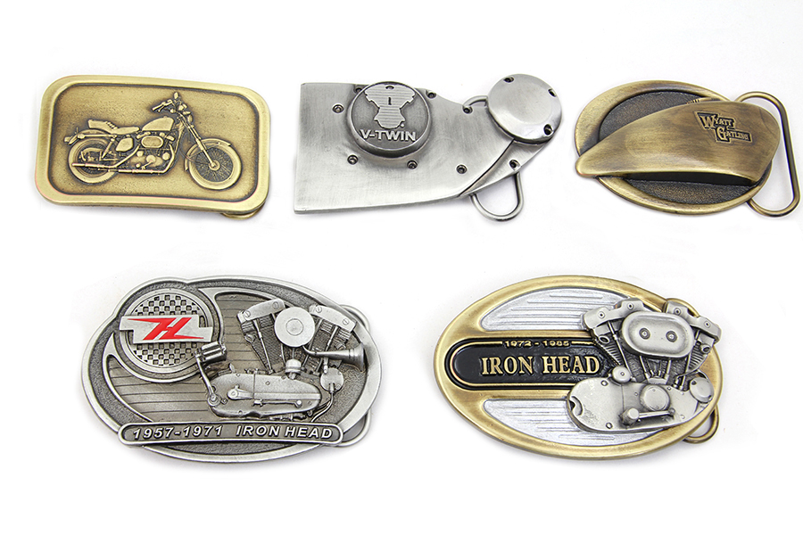 V-Twin Ironhead Series Belt Buckle Set