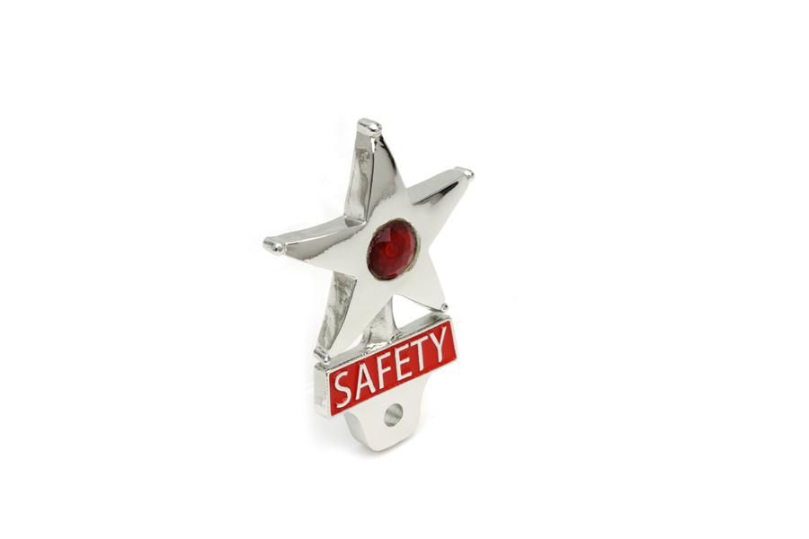 Safety License Plate Topper, 3-1/2" Tall