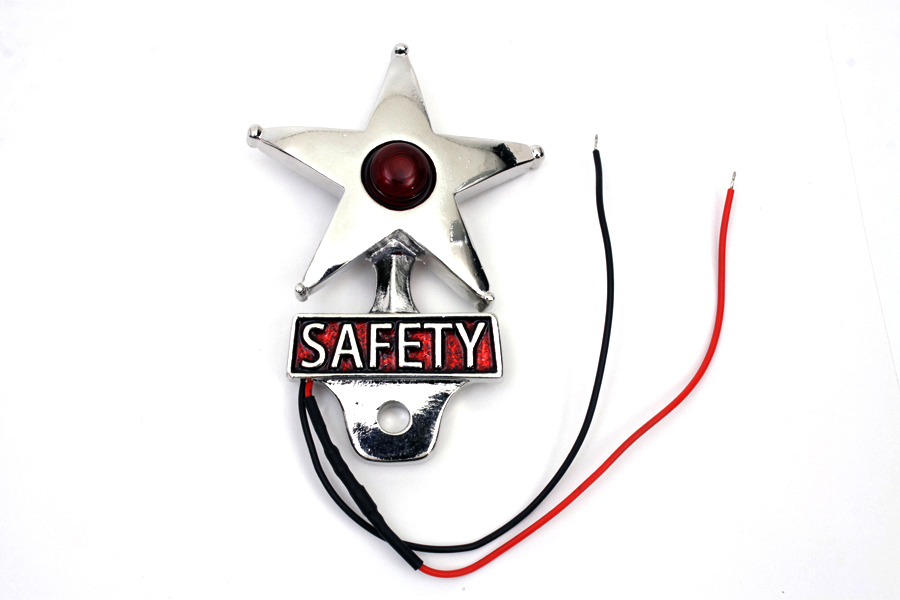 Safety License Plate Topper with LED Reflector
