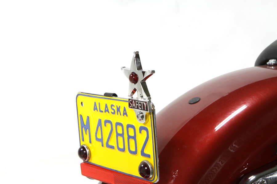 Safety License Plate Topper with LED Reflector