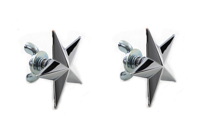 Chrome 2" Star Set with Studs