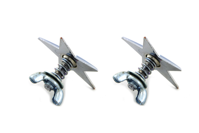 Chrome 2" Star Set with Studs