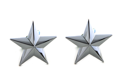 Chrome 2" Star Set with Studs