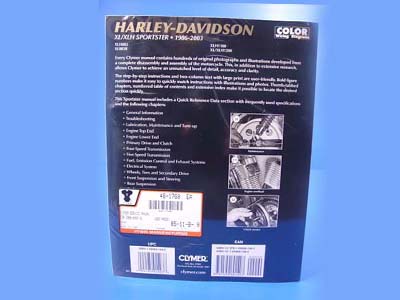 Clymer Harley-Davidson XL/XLH Sportster 1986-2003