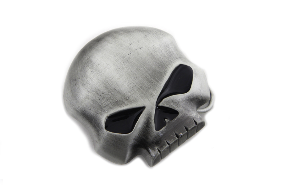 Pewter Skull Belt Buckle