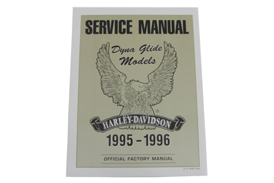 Factory Service Manual for All 1995-1996 Dyna Glide