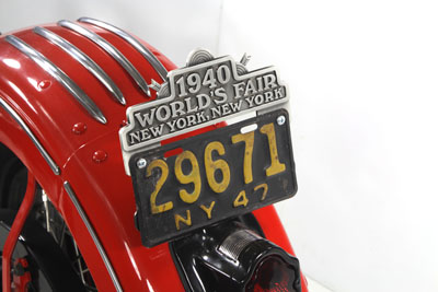 Die Cast 1940 World's Fair License Plate Topper