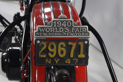 Die Cast 1940 World's Fair License Plate Topper