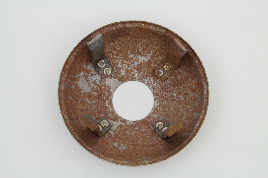 Rear Hub Cap Raw Steel for XL 1952-1978