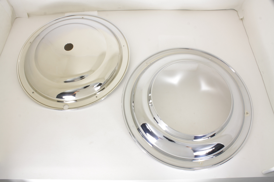 16" Front Wheel Cover Set Chrome