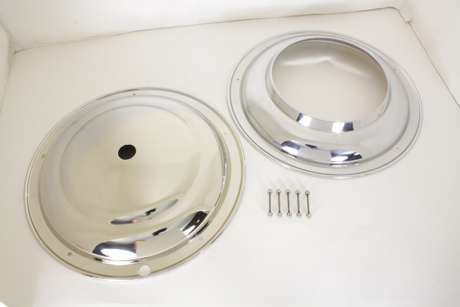 16" Front Wheel Cover Set Chrome
