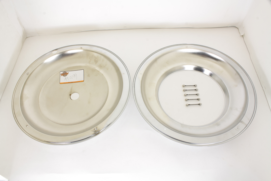 16" Front Wheel Cover Set Chrome