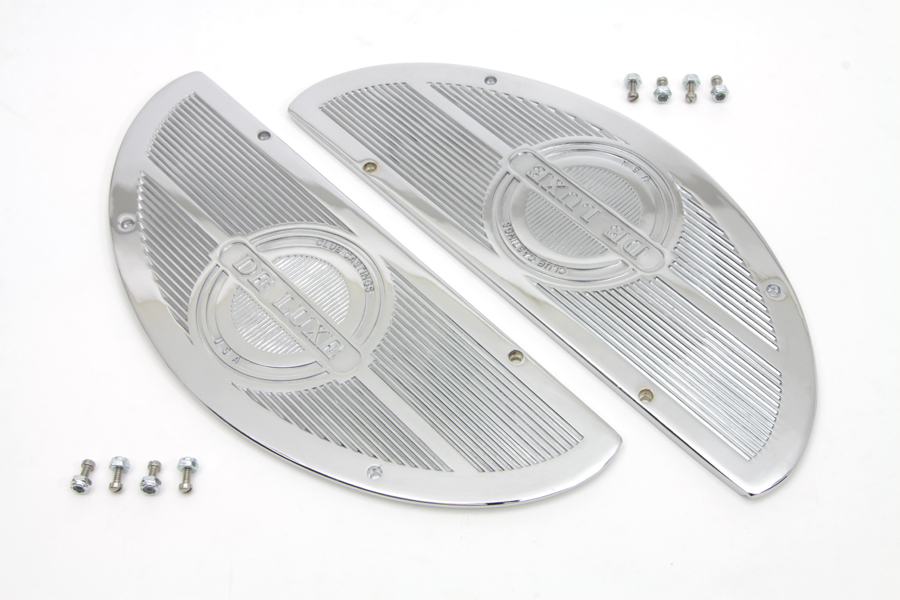 Deluxe 1940 Style Footboard Insert Chrome