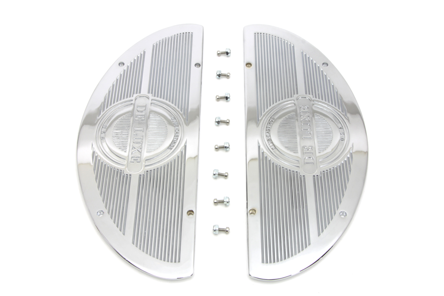 Deluxe 1940 Style Footboard Insert Chrome