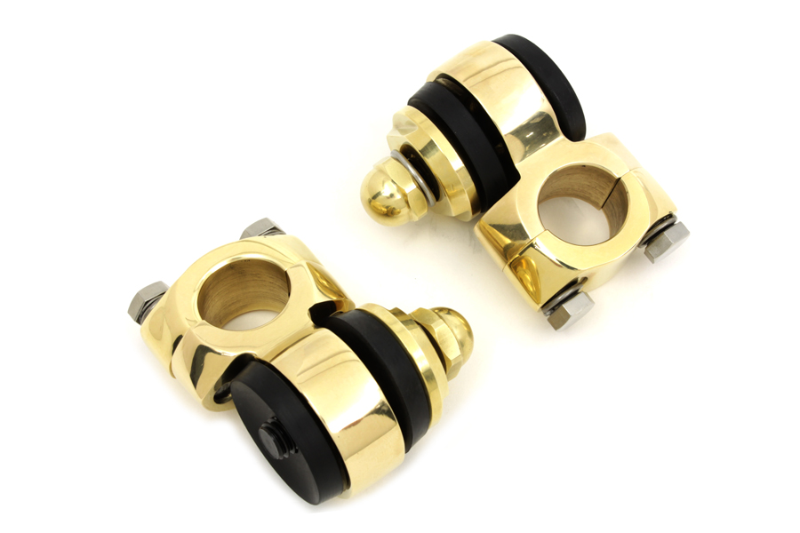 Polished Brass Flanders Riser Tops for 1936-1952 W & FL