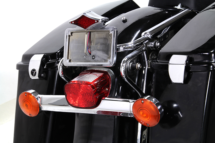 Wyatt Gatling Chrome FLT 2006-2013 Touring Pack Luggage Latch Kit