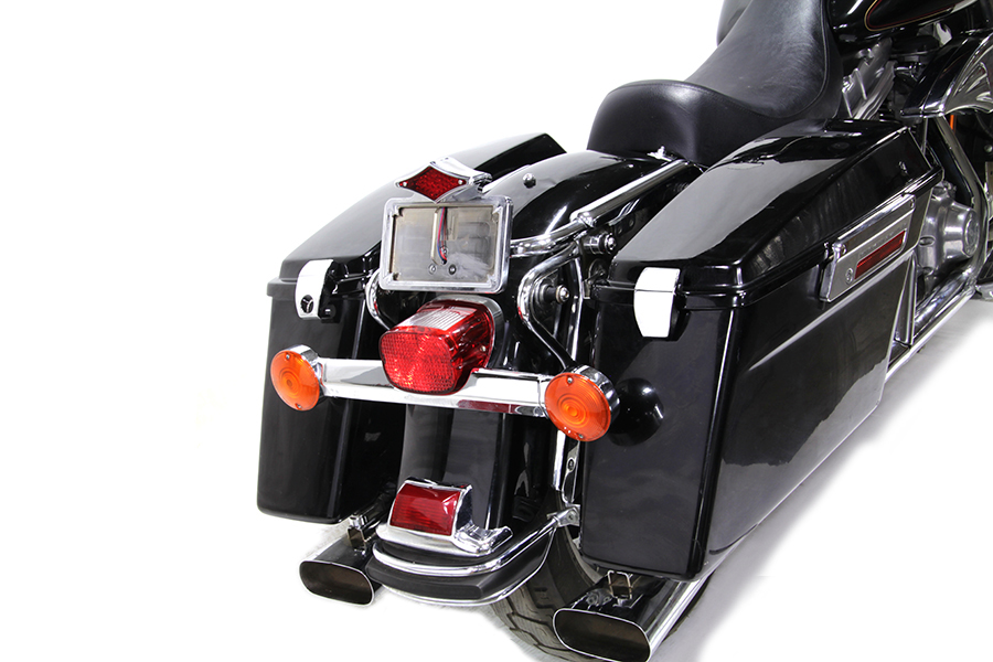 Wyatt Gatling Chrome FLT 2006-2013 Touring Pack Luggage Latch Kit
