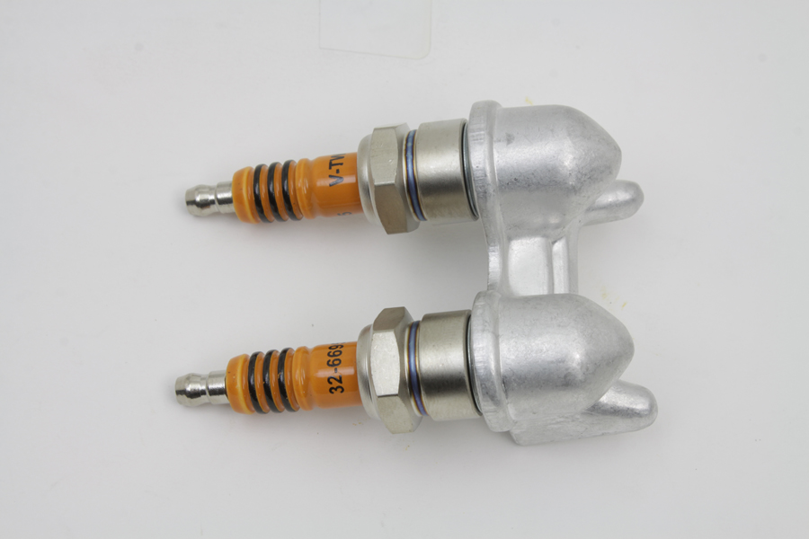 FL 1948-1964 Spark Plug Holder and Plug Set