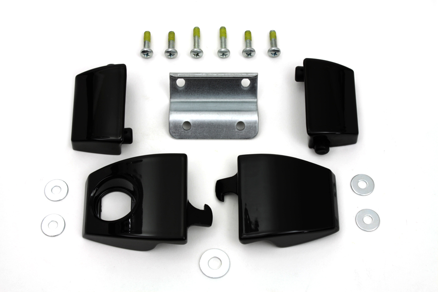 FLT 2006-2013 Wyatt Gatling Black Touring Pack Luggage Latch Kit